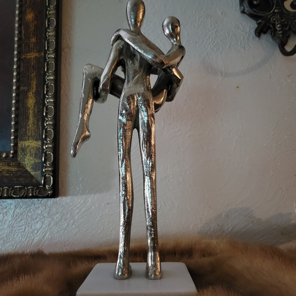 Couples statue  silver - Picture 11 of 13